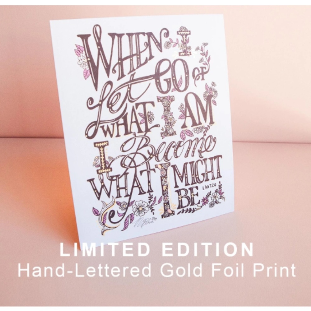 Margot Elena Hand-Lettered Print